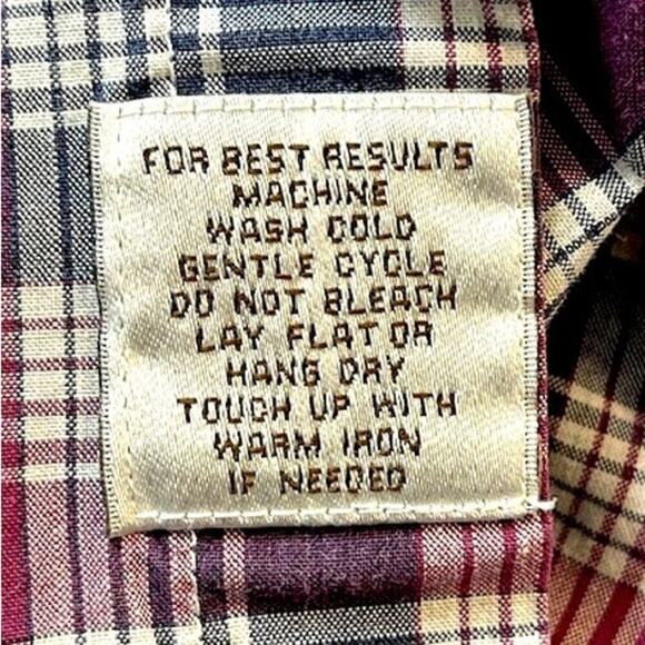 Peter Millar Men's Large Long Sleeve Button-down Collar Shirt Multicolor Plaid - Picture 8 of 8